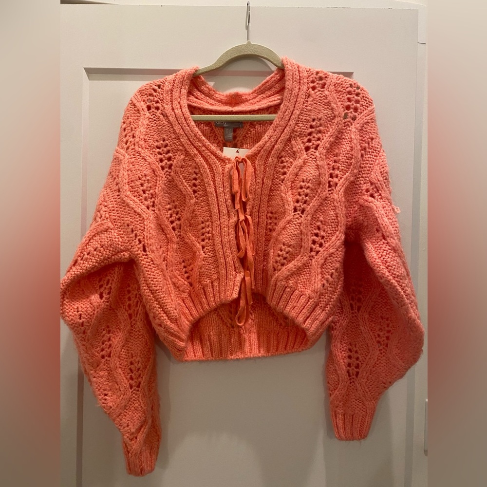 Pink ASOS Bow Tie Sweater